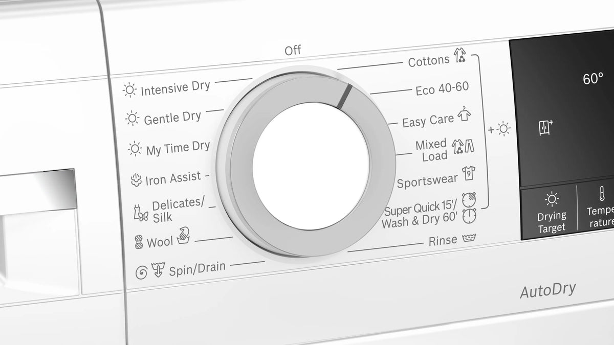 Bosch Series 4 8KG/5KG 1400RPM Freestanding Washer Dryer - White | WNA134U8GB