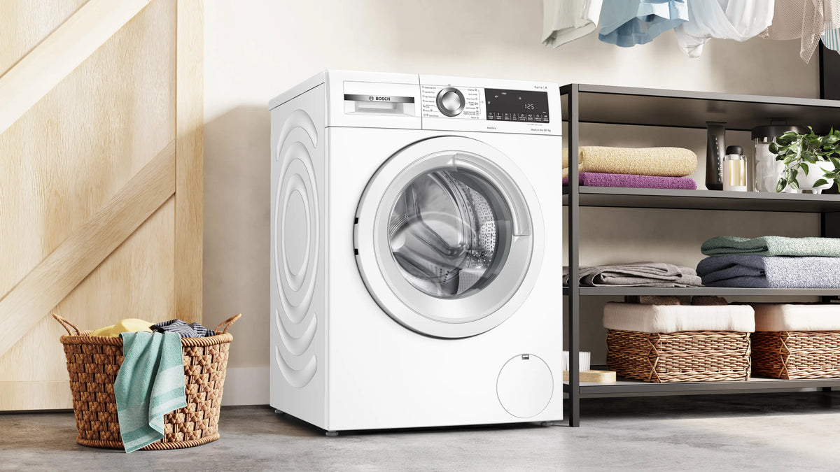 Bosch Series 4 9KG/5KG 1400RPM Freestanding Washer Dryer - White | WNA144V9GB