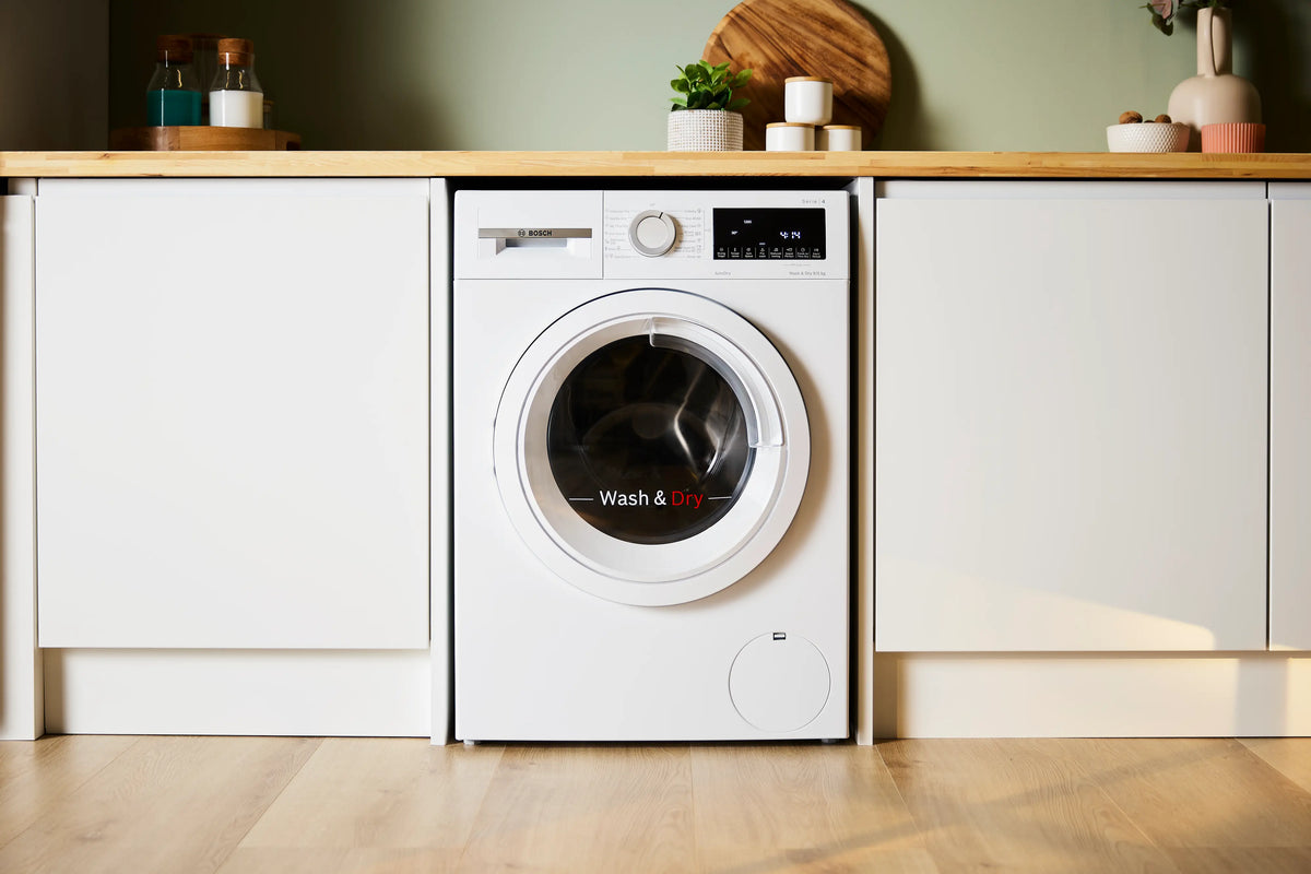Bosch Series 4 9KG/5KG 1400RPM Freestanding Washer Dryer - White | WNA144V9GB