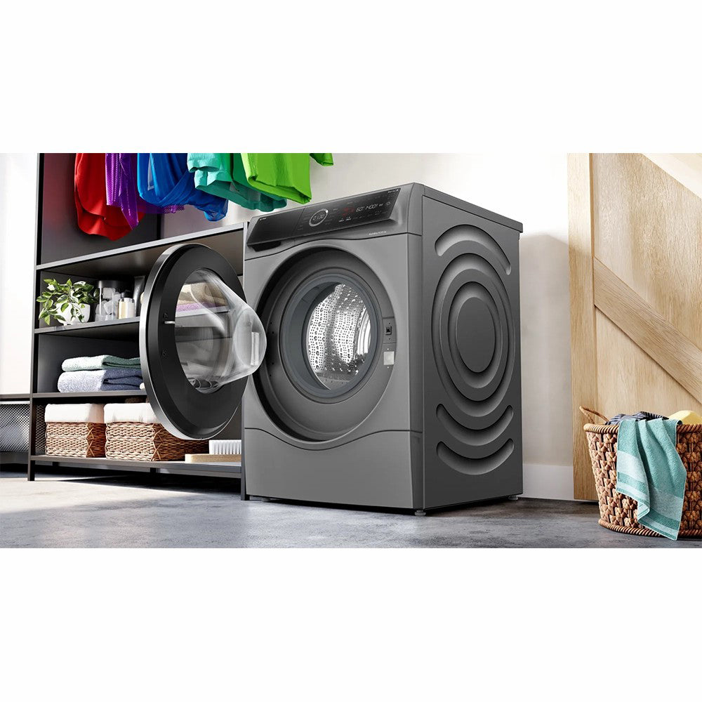 Bosch Series 8 10.5/6KG 1400RPM Freestanding Washer Dryer - Iron Grey | WNC254ARGB from Bosch - DID Electrical