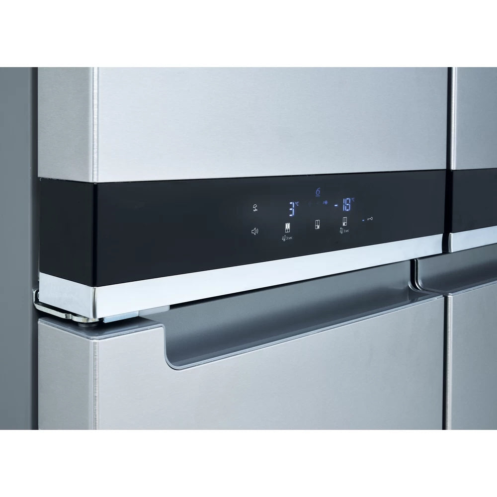 Whirlpool 594L Frost Free Freestanding American Fridge Freezer - Stainless Steel | WQ9 B2L G from Whirlpool - DID Electrical