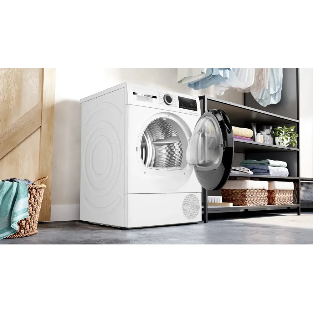 Bosch Series 6 9KG Freestanding Heat Pump Tumble Dryer - White | WQG24500GB from Bosch - DID Electrical