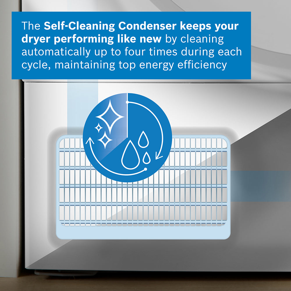 Bosch Series 6 9KG Freestanding Heat Pump Tumble Dryer - White | WQG24500GB from Bosch - DID Electrical