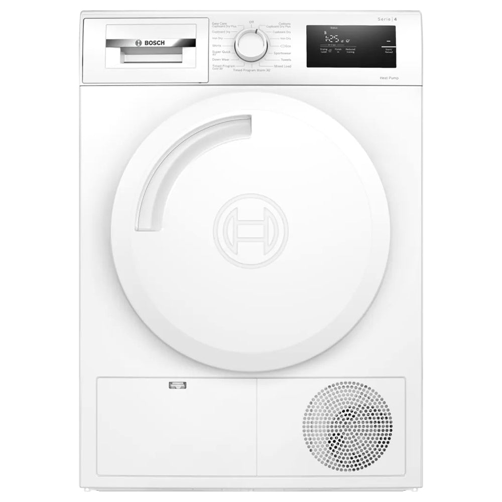 Bosch Series 4 8KG Freestanding Heat Pump Tumble Dryer - White | WTH84001GB from Bosch - DID Electrical