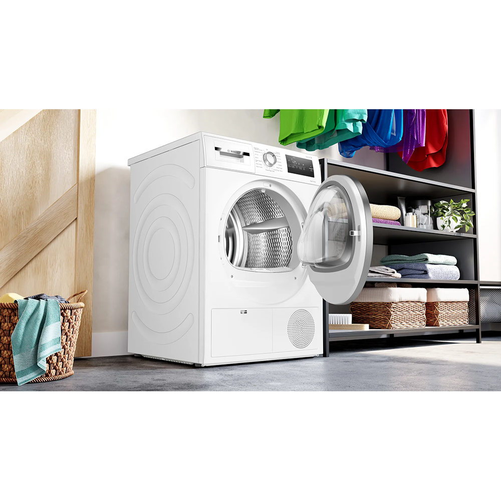 Bosch Series 4 8KG Freestanding Heat Pump Tumble Dryer - White | WTH85223GB from Bosch - DID Electrical