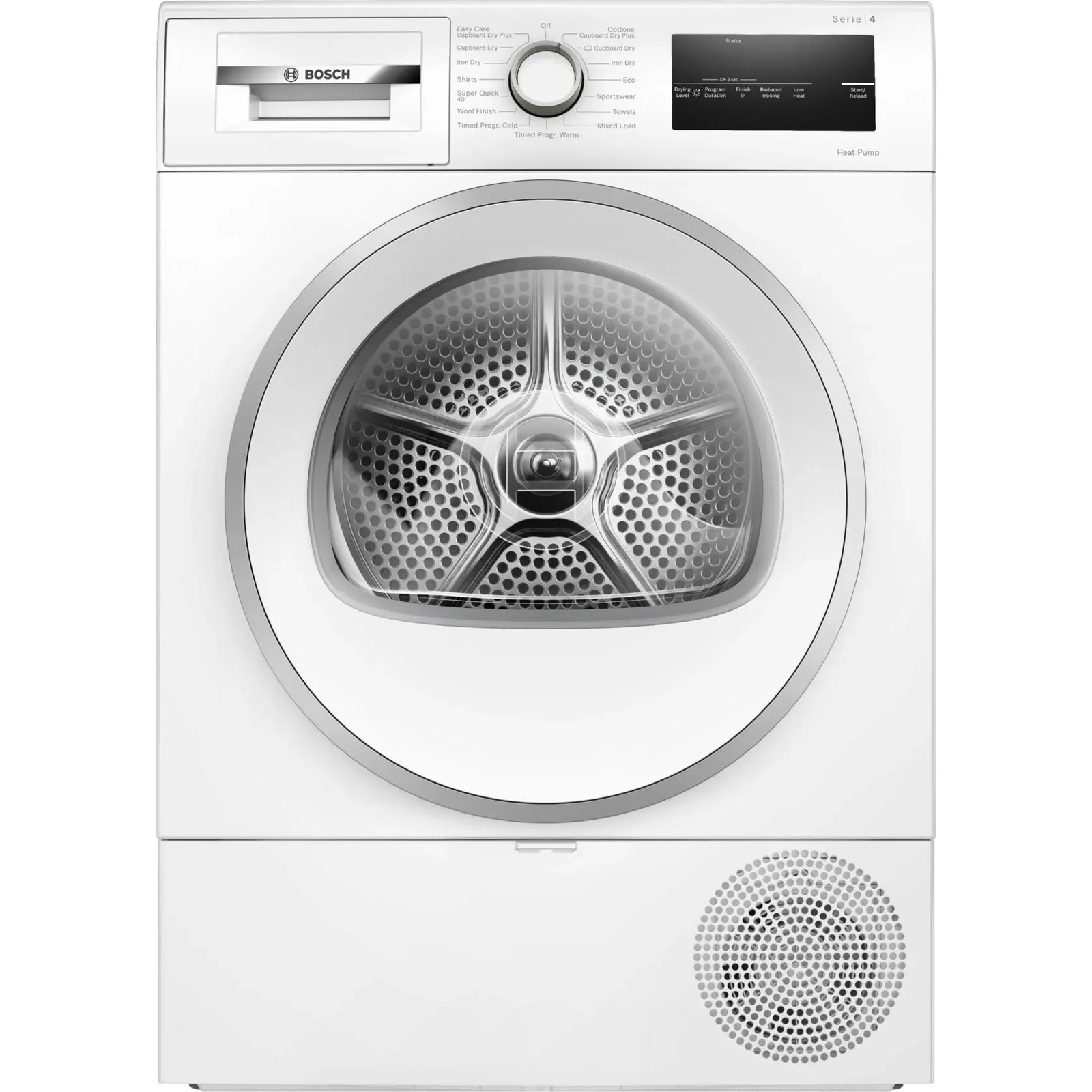 Bosch Series 4 8KG Freestanding Heat Pump Tumble Dryer - White | WTH85224GB from Bosch - DID Electrical
