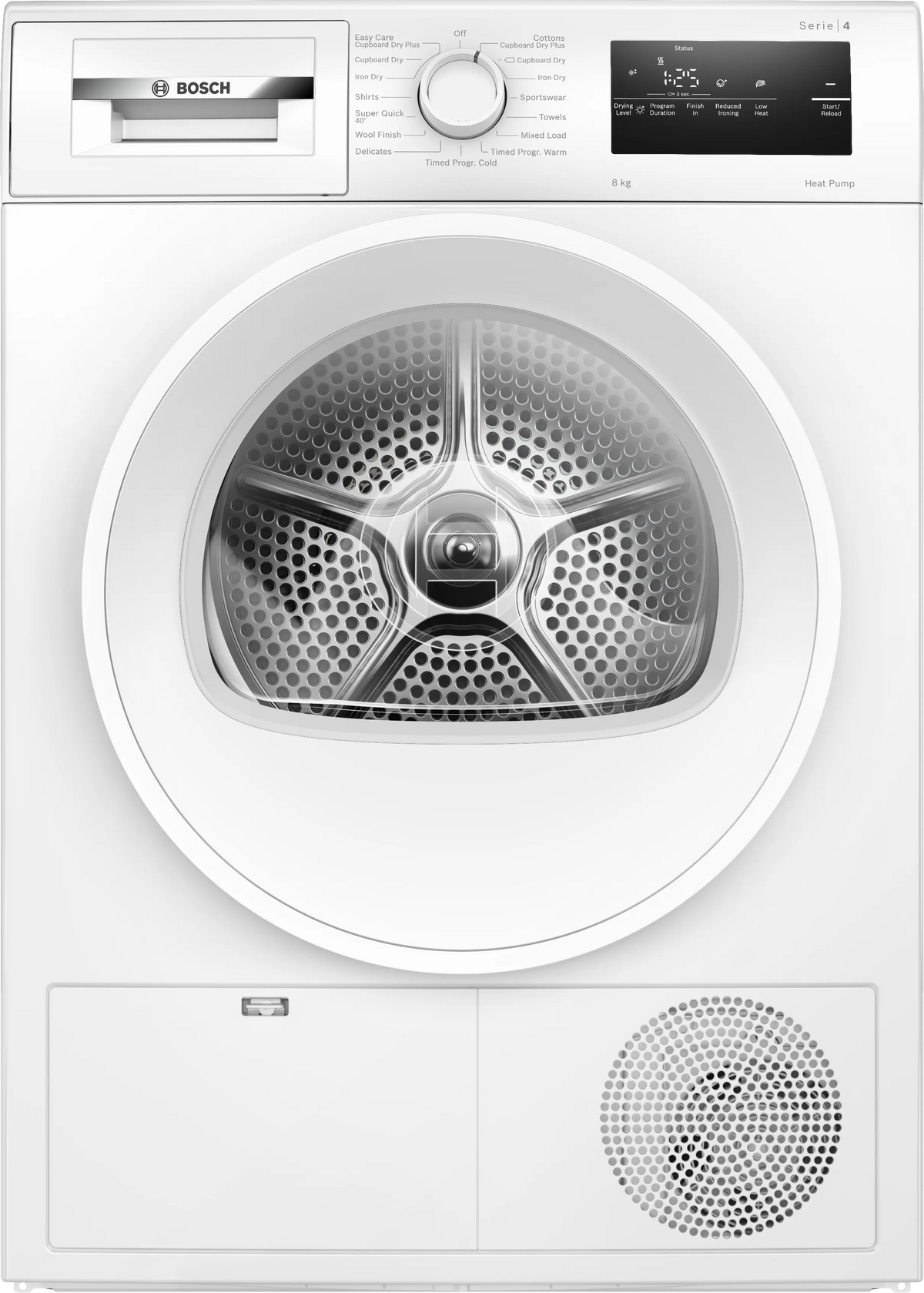 Bosch Series 4 8KG Freestanding Heat Pump Tumble Dryer - White | WTH85225GB