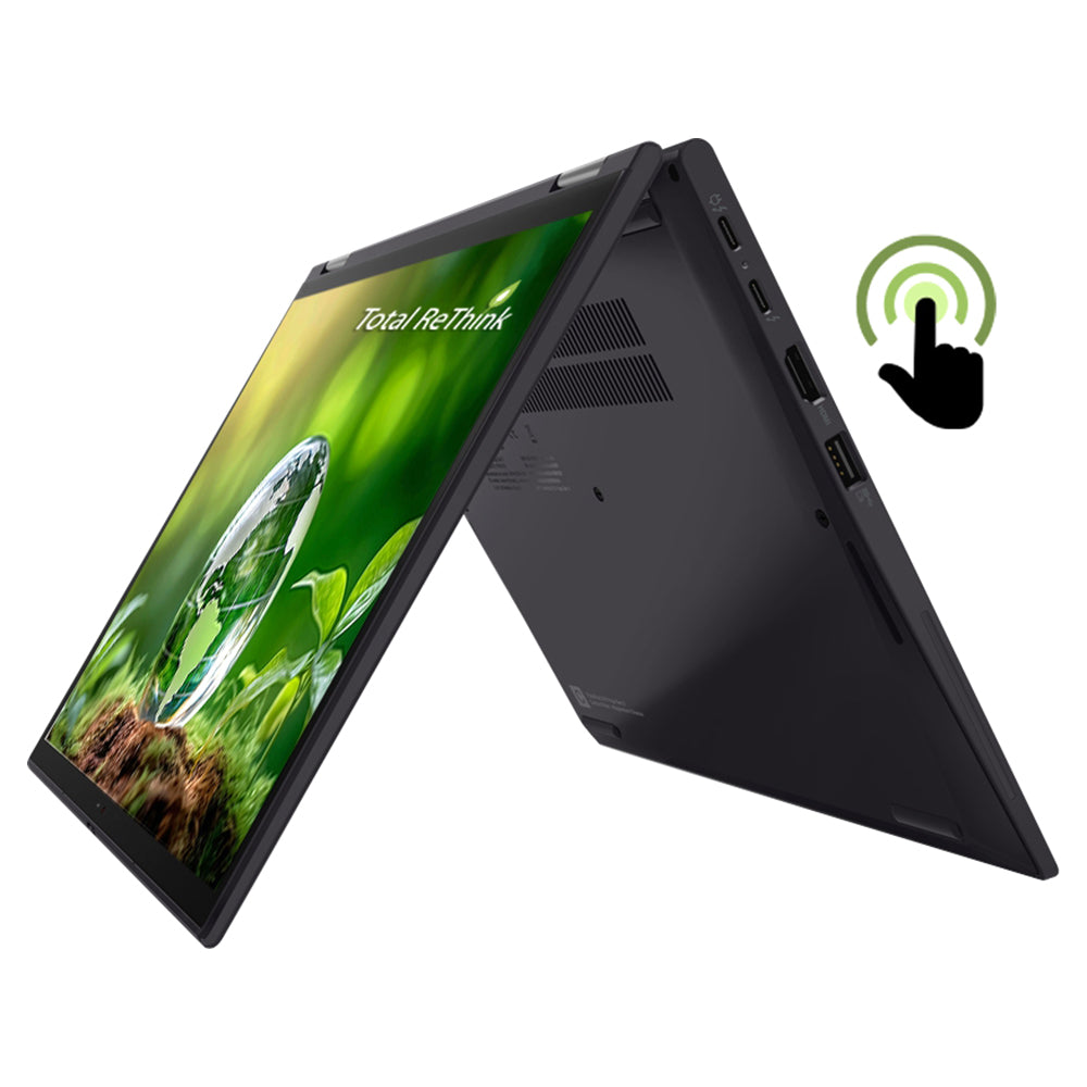 Total ReThink Refurbished Lenovo ThinkPad X13 Yoga Gen 1 Intel Core i5 13.3" 16GB/256GB Laptop - Black | X13-UK-T103 from Total ReThink - DID Electrical