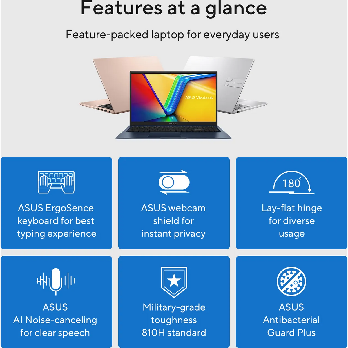 Asus Vivobook 15 Intel Core 7 15.6" 16GB/1TB Laptop - Silver | X1504VA-BQ3782W