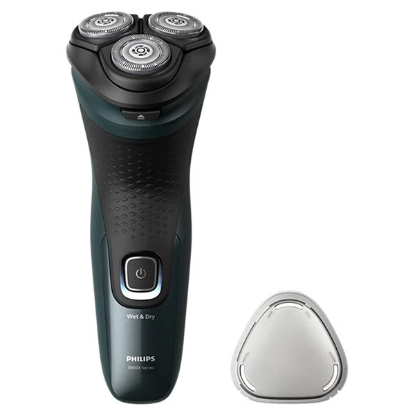Philips 3000X Series Wet & Dry Electric Shaver - Dark Forest Green | X3052/00 from Philips - DID Electrical