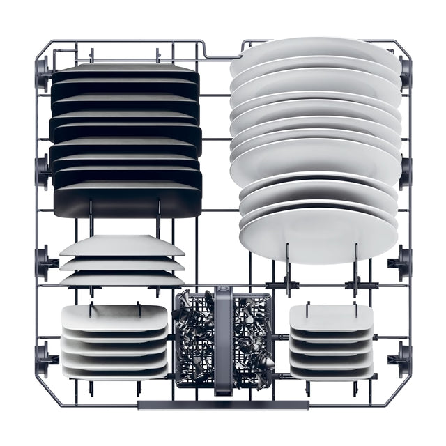 Haier I-Pro Shine Series 3 60CM Freestanding Standard Dishwasher - White | XF 5C7M0W-80