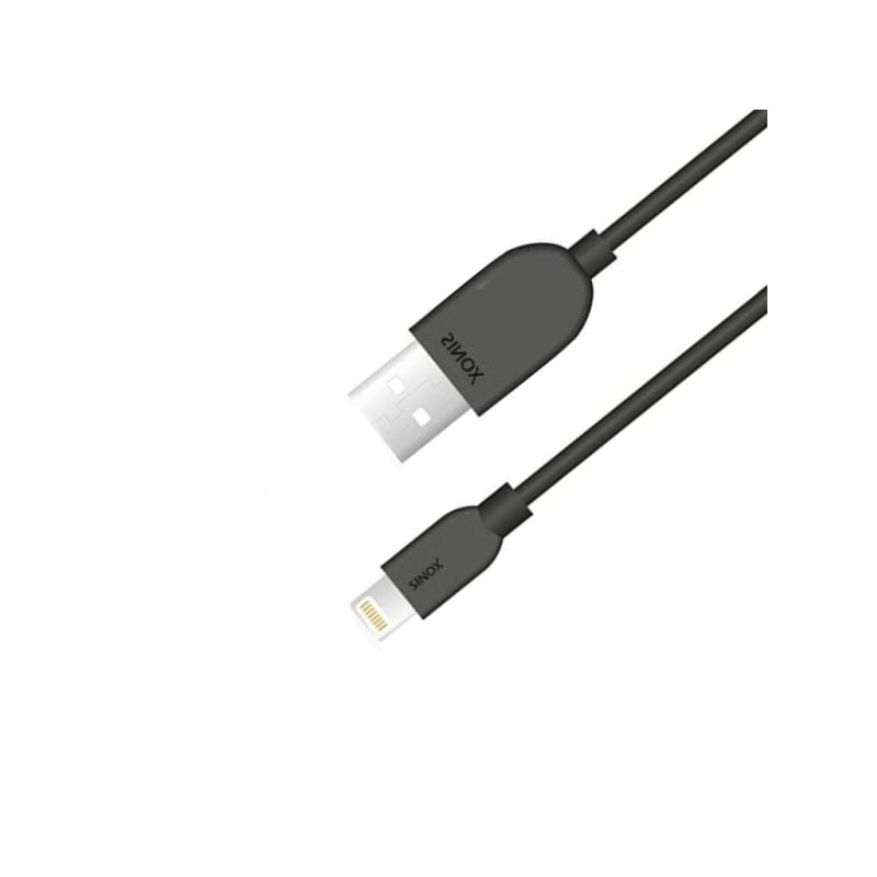 Sinox 2M iMedia Lightning Cable with Original Apple Chip - Black | XI2502B from Sinox - DID Electrical