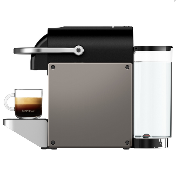 Krups Nespresso Pixie Pod Coffee Machine - Titanium | XN306T40 from Krups - DID Electrical