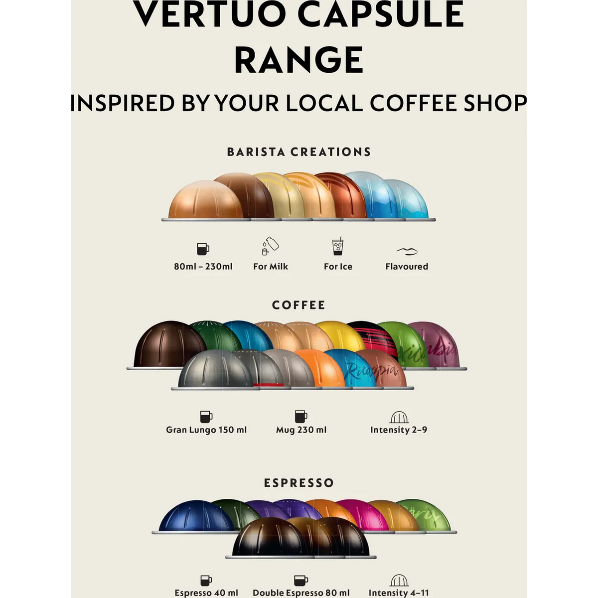 Krups Nespresso Vertuo Pop Pod Coffee Machine - Red | XN920540 from Krups - DID Electrical