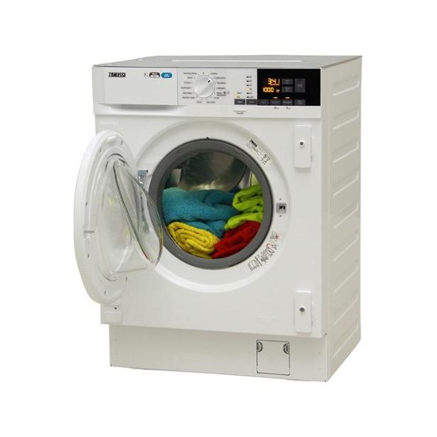 Zanussi 7KG/4KG 1600 Spin Integrated Washer Dryer - White | Z716WT83BI from Zanussi - DID Electrical