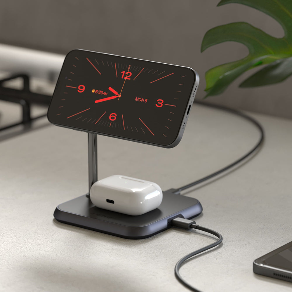 Zens 3-In-1 Magnetic Wireless Charger - Black | ZEDC19B/00 from Zens - DID Electrical