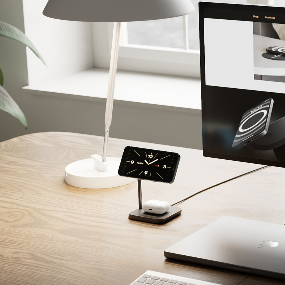 Zens Office Charger 2 Magnetic Wireless Charger - Black | ZEDC26B/00 from Zens - DID Electrical
