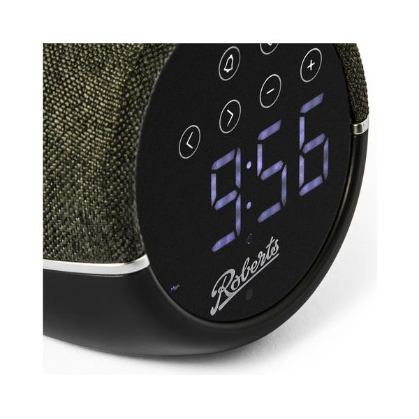 Roberts Zen LED FM Clock Radio - Black | ZEN BK from Roberts - DID Electrical