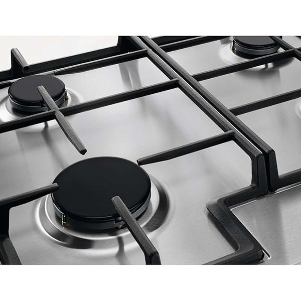 Zanussi Series 40 60cm 4 Burner Built-In Gas Hob - Stainless Steel | ZGH66424XS from Zanussi - DID Electrical