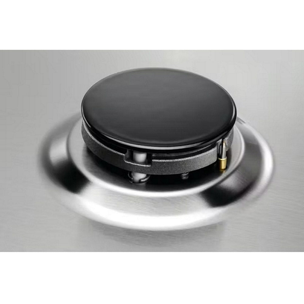 Zanussi Series 40 5 Burner Slim line Gas Hob - Stainless Steel | ZGH76534XS from Zanussi - DID Electrical