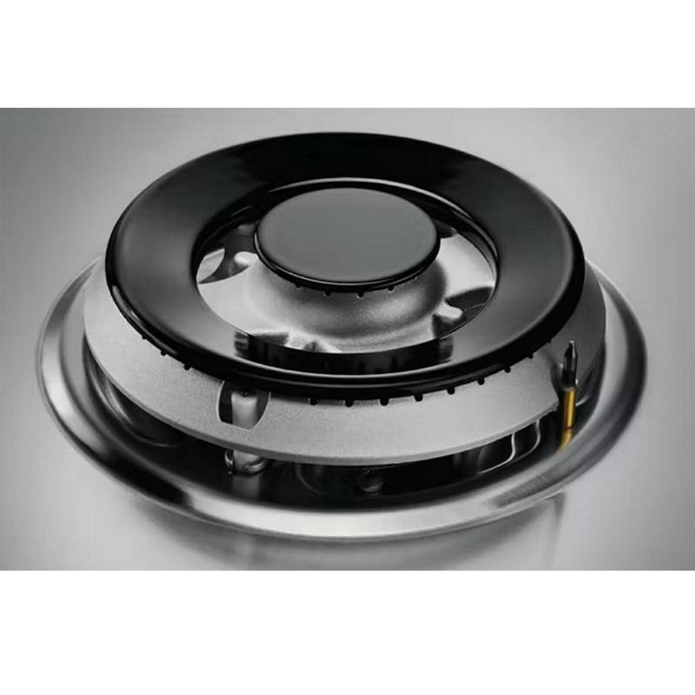 Zanussi Series 40 5 Burner Slim line Gas Hob - Stainless Steel | ZGH76534XS from Zanussi - DID Electrical