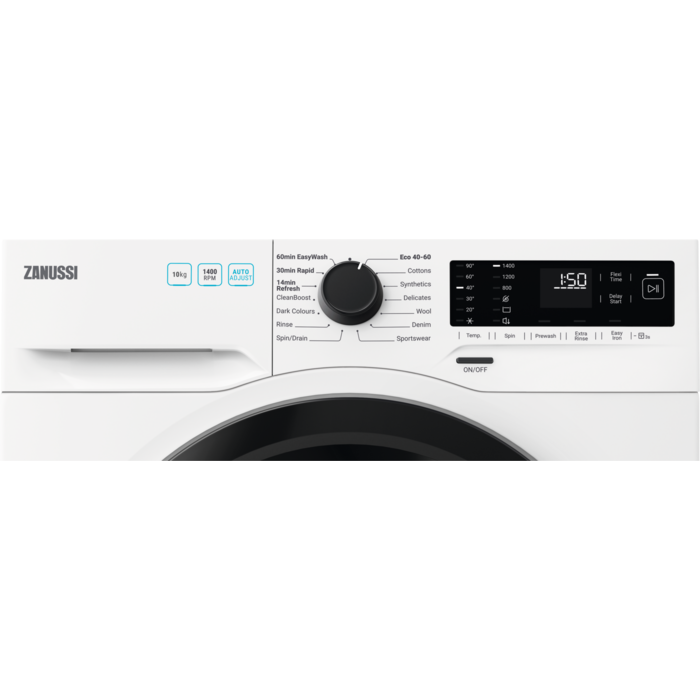 Zanussi 10KG 1400 RPM Freestanding Washing Machine - White | ZWF142F1DG from Zanussi - DID Electrical