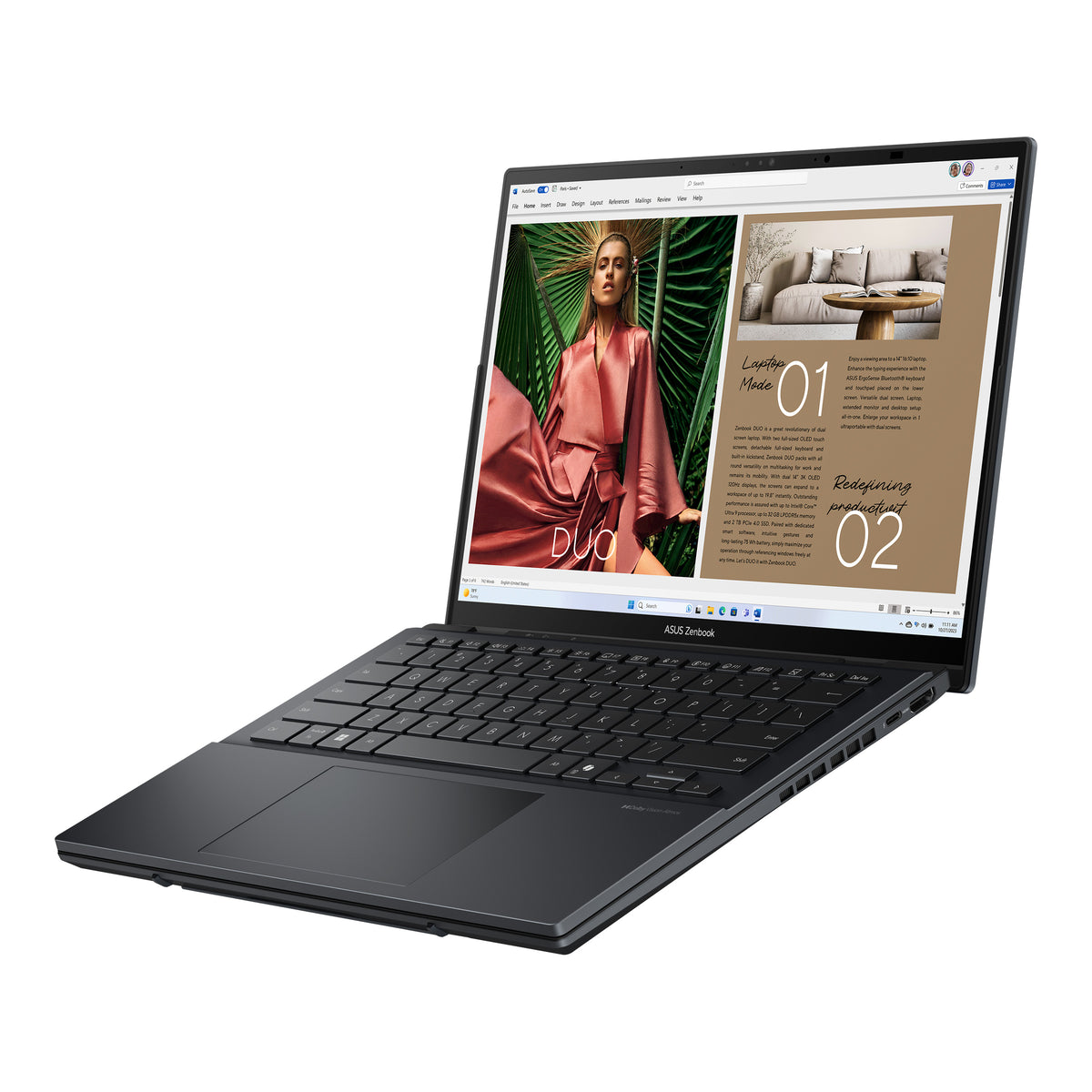 Asus Zenbook Duo Intel Core Ultra 9 14&quot; 32GB/2TB Laptop - Grey | UX8406CA-PZ134W from Asus - DID Electrical