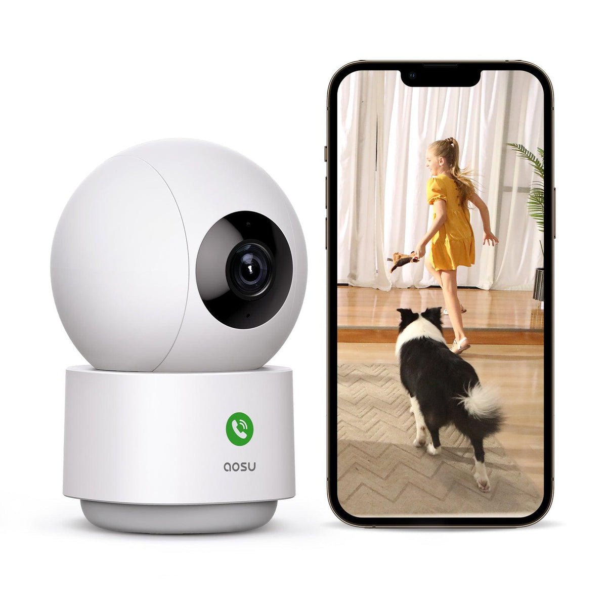 Aosu P1 Pro Indoor Camera - White | c2p from Aosu - DID Electrical