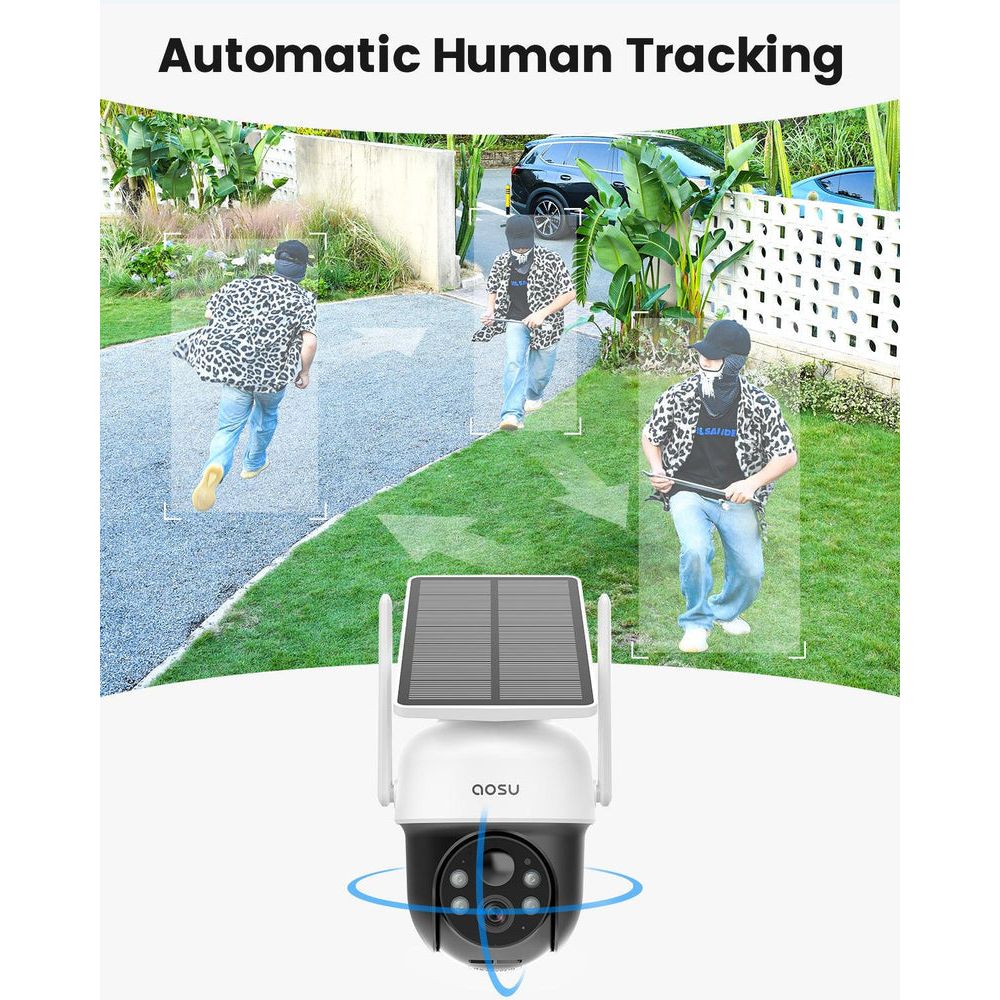 Aosu D1 Classic Solar Camera - White | c9c from Aosu - DID Electrical