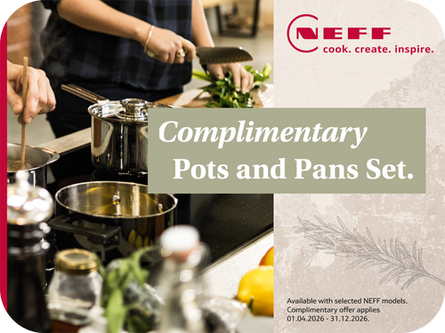 Neff Complimentary Pots & Pans