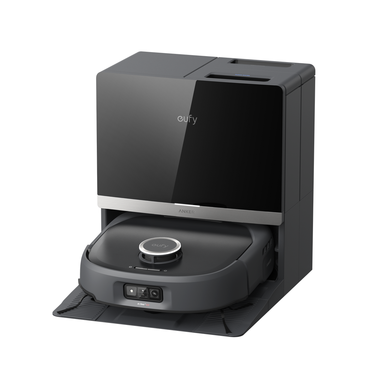 Eufy Omni E35 Robot Vacuum, Mop and Portable Deep Cleaner with All-in-One Station - Black | T210MV11