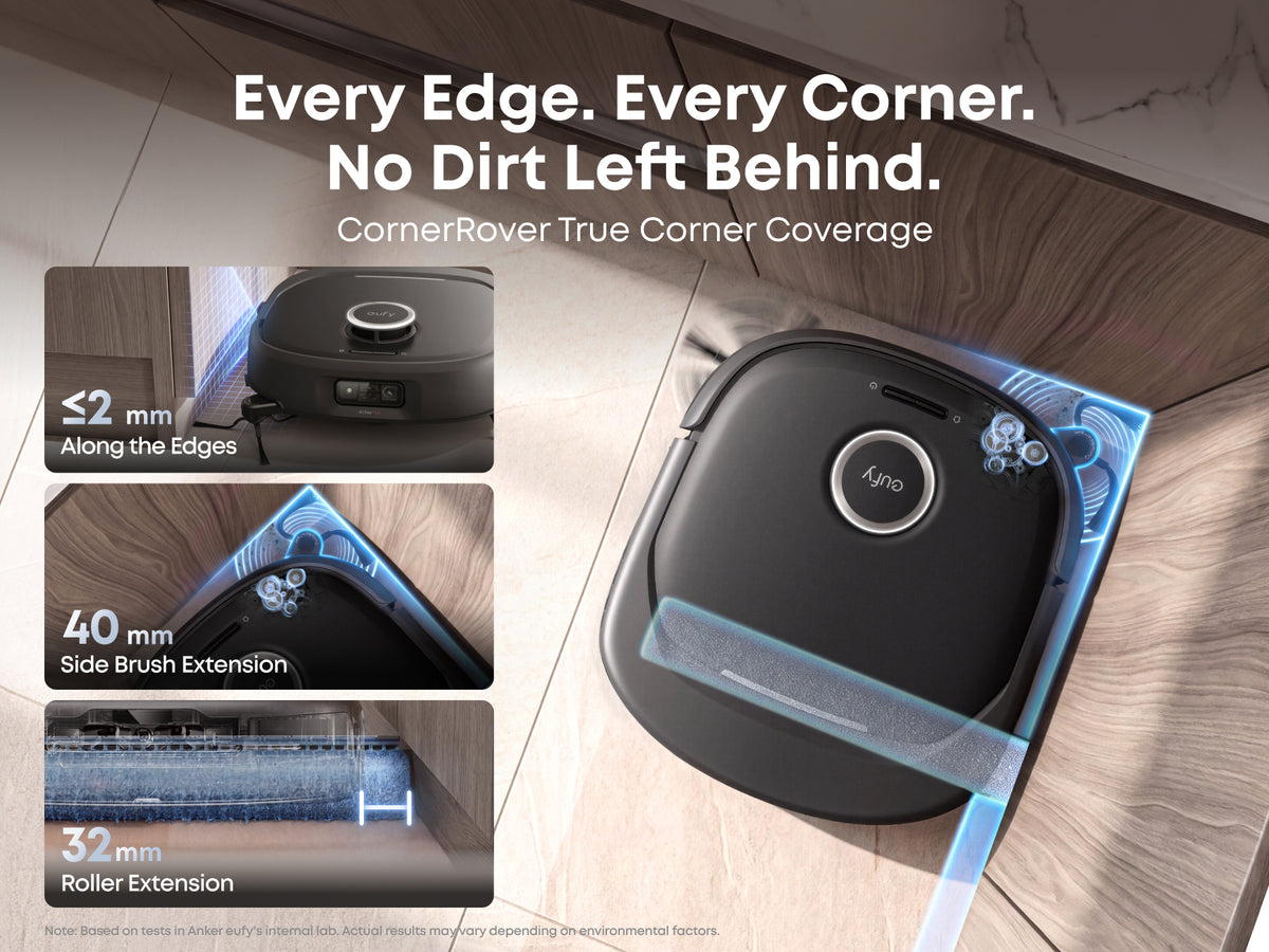 Eufy Omni E35 Robot Vacuum, Mop and Portable Deep Cleaner with All-in-One Station - Black | T210MV11