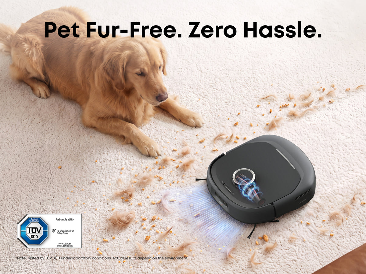 Eufy Omni E35 Robot Vacuum, Mop and Portable Deep Cleaner with All-in-One Station - Black | T210MV11