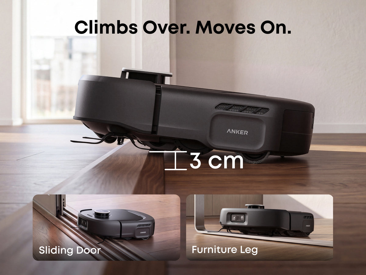 Eufy Omni E35 Robot Vacuum, Mop and Portable Deep Cleaner with All-in-One Station - Black | T210MV11