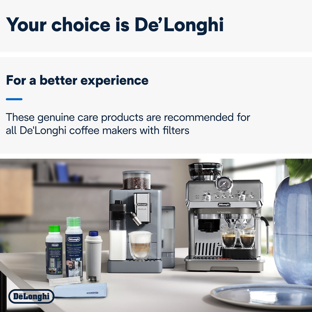 DeLonghi Coffee Care Kit Maintenance Set for Coffee Machines | DLSC306