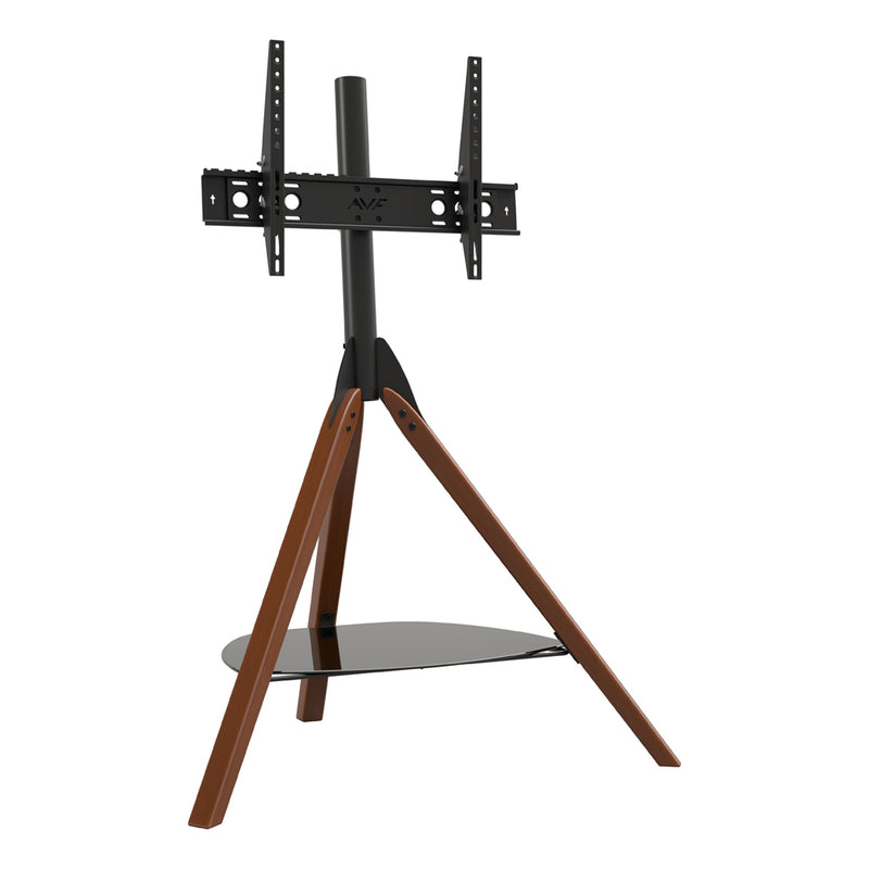 AVF Hoxton Freestanding Tripod TV Stand - Dark Wood & Black | FSL1000HOXDWB from AVF - DID Electrical