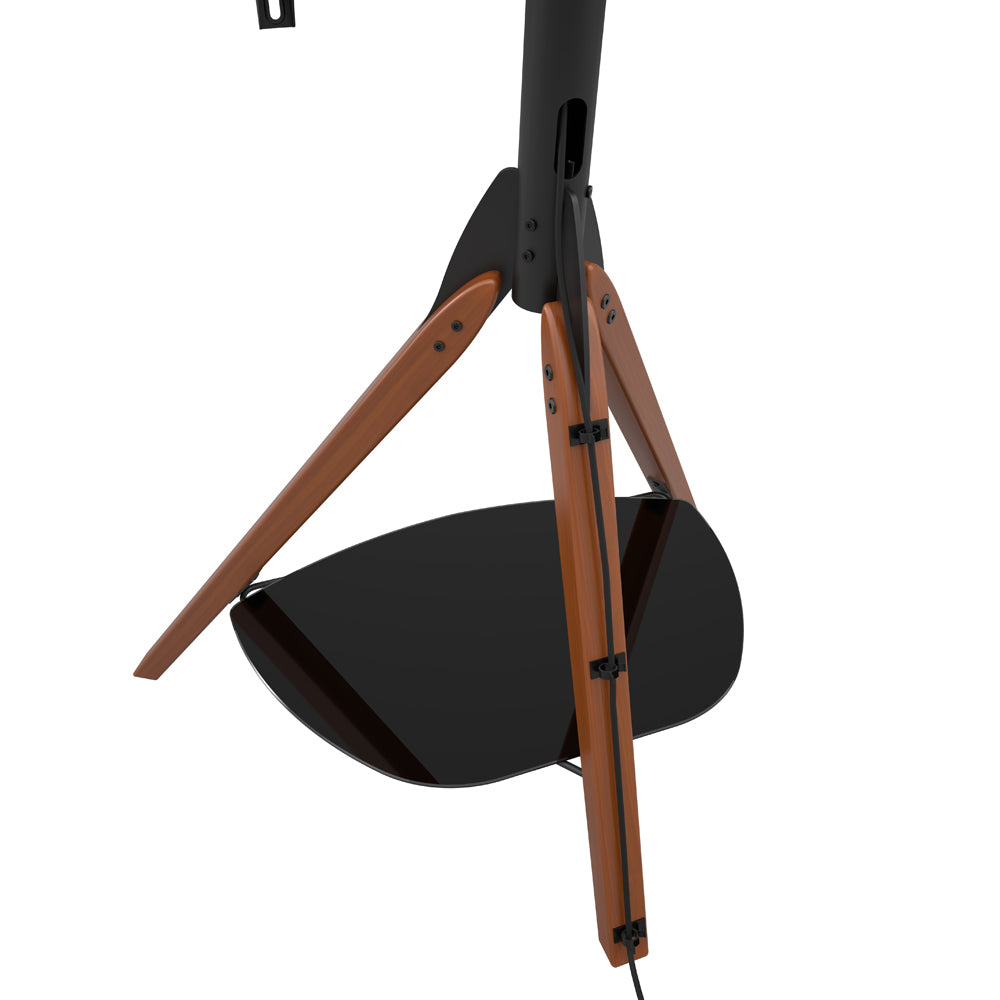 AVF Hoxton Freestanding Tripod TV Stand - Dark Wood & Black | FSL1000HOXDWB from AVF - DID Electrical