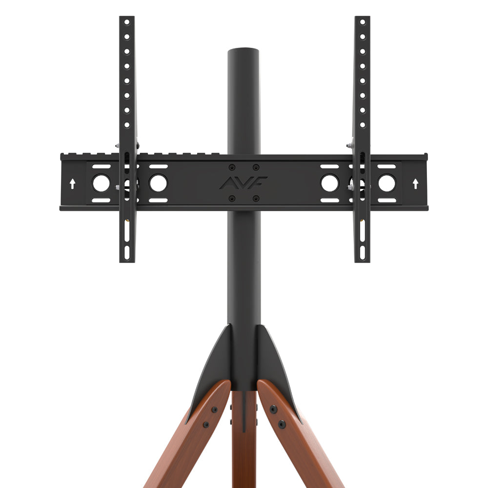 AVF Hoxton Freestanding Tripod TV Stand - Dark Wood & Black | FSL1000HOXDWB from AVF - DID Electrical