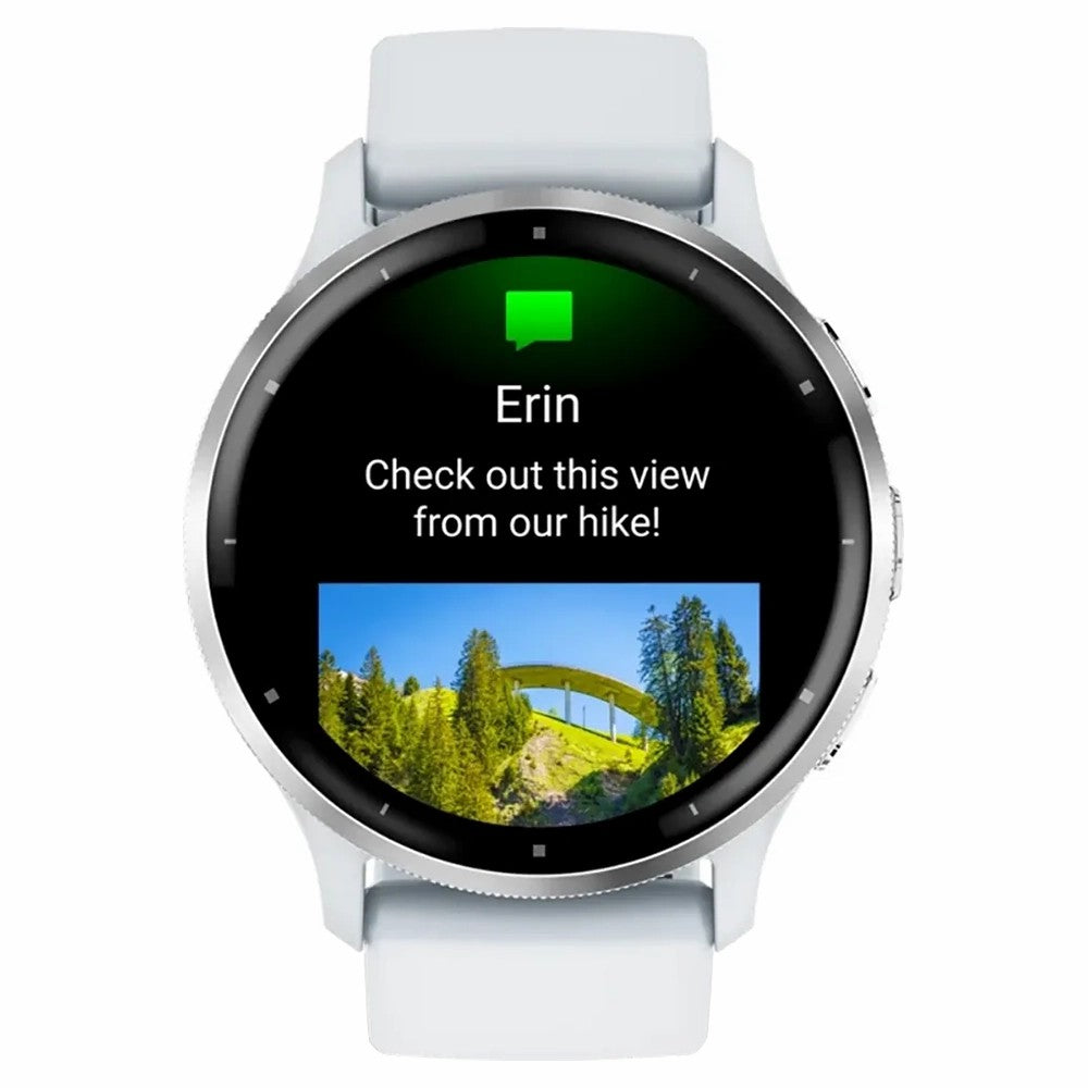 Garmin Venu 3 Stainless Steel Bezel Silicone Band - Whitestone | 49-GAR-010-02784-00 from Garmin - DID Electrical