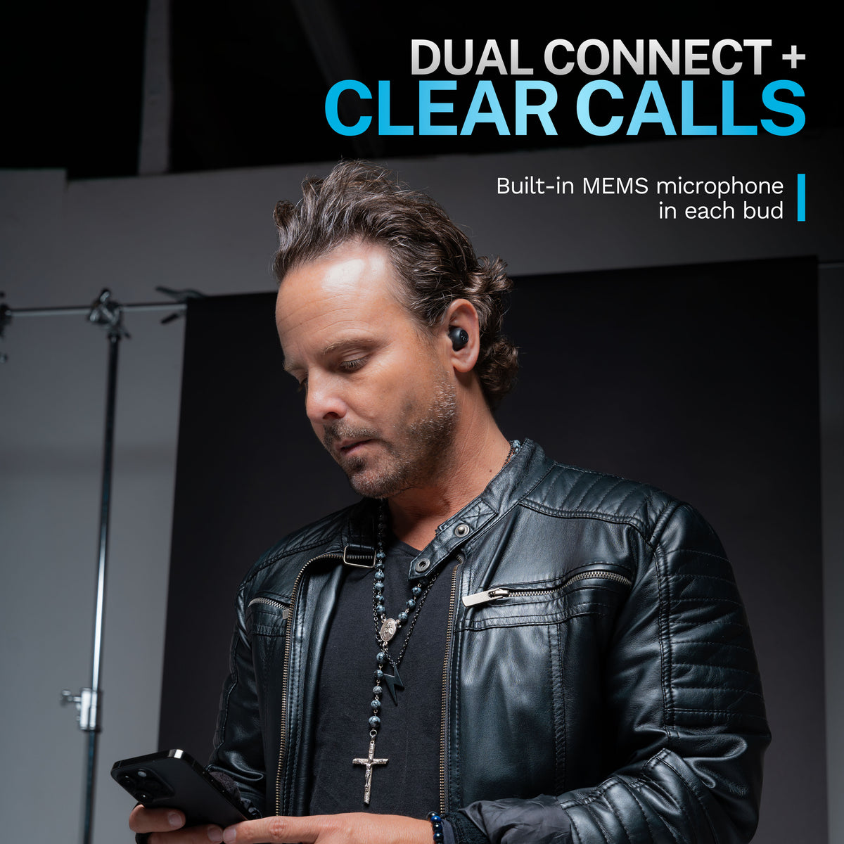 JLab Go Pop ANC In-Ear True Wireless Earbuds - Black | IEUEBGOANCRBLK124 from JLab - DID Electrical