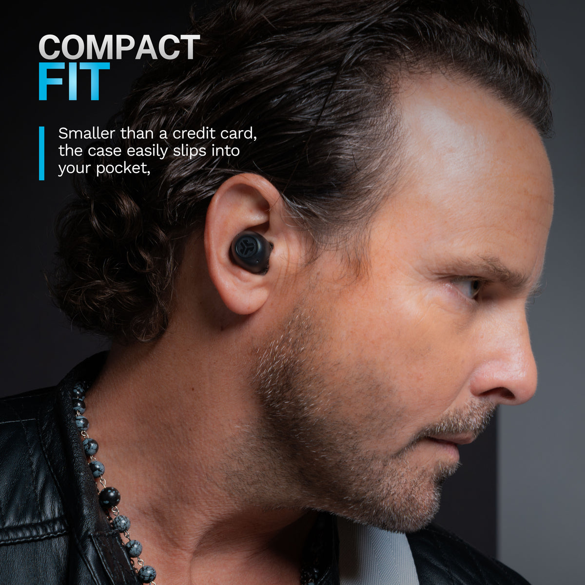 JLab Go Pop ANC In-Ear True Wireless Earbuds - Black | IEUEBGOANCRBLK124 from JLab - DID Electrical