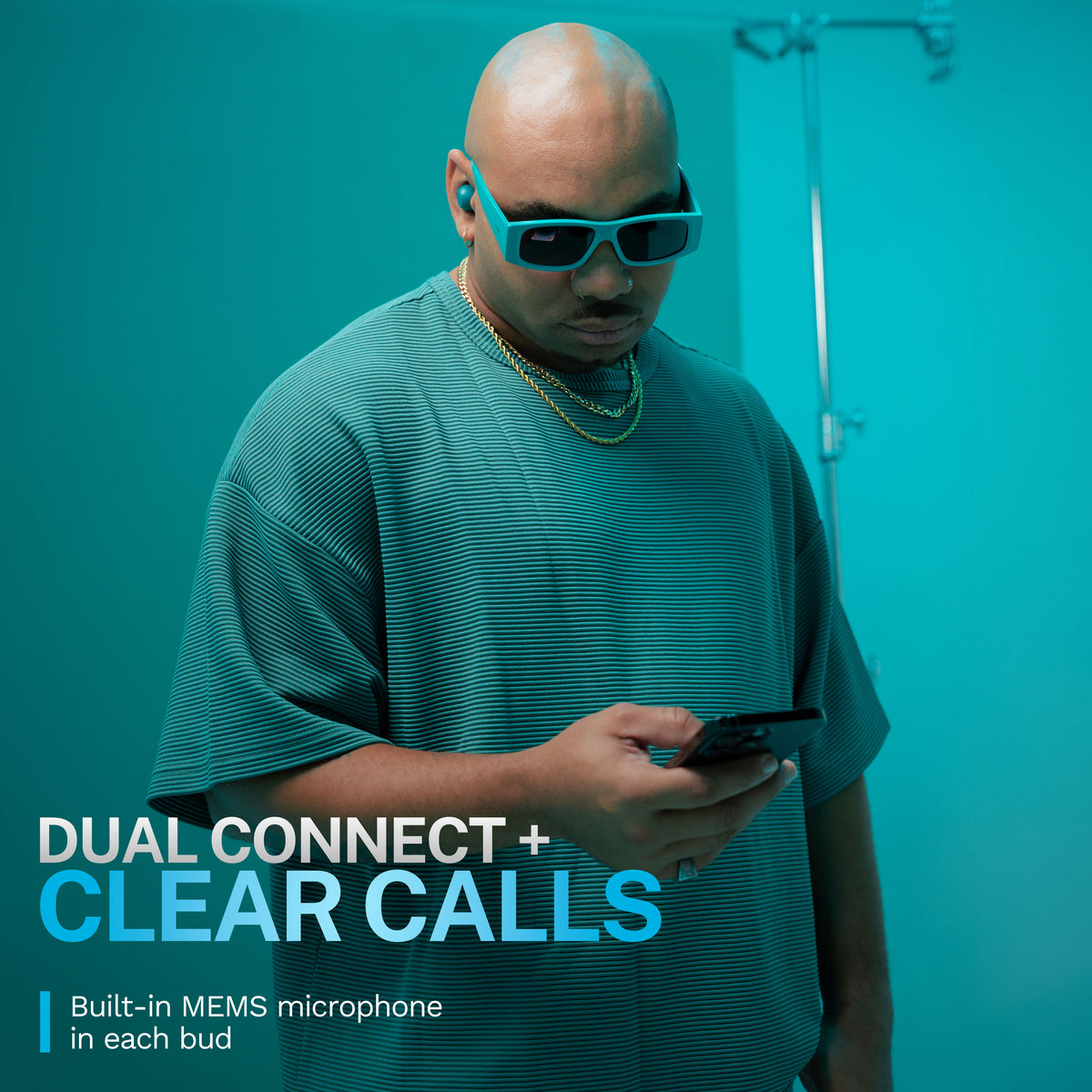JLab Go Pop ANC In-Ear True Wireless Earbuds - Teal | IEUEBGOANCRTEL124 from JLab - DID Electrical