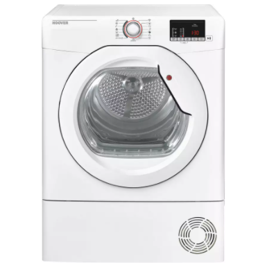 Hoover H-Dry 10KG Condenser Freestanding Tumble Dryer - White | HLEC10DG-80 from Hoover - DID Electrical