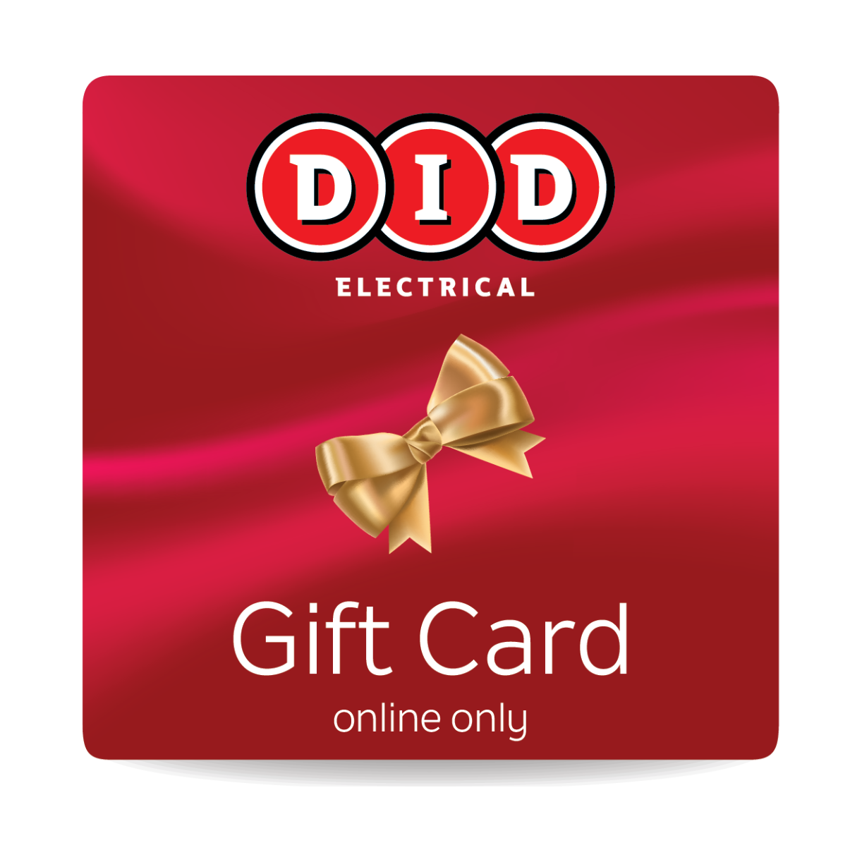 Online E-Gift Card from DID Electrical - DID Electrical