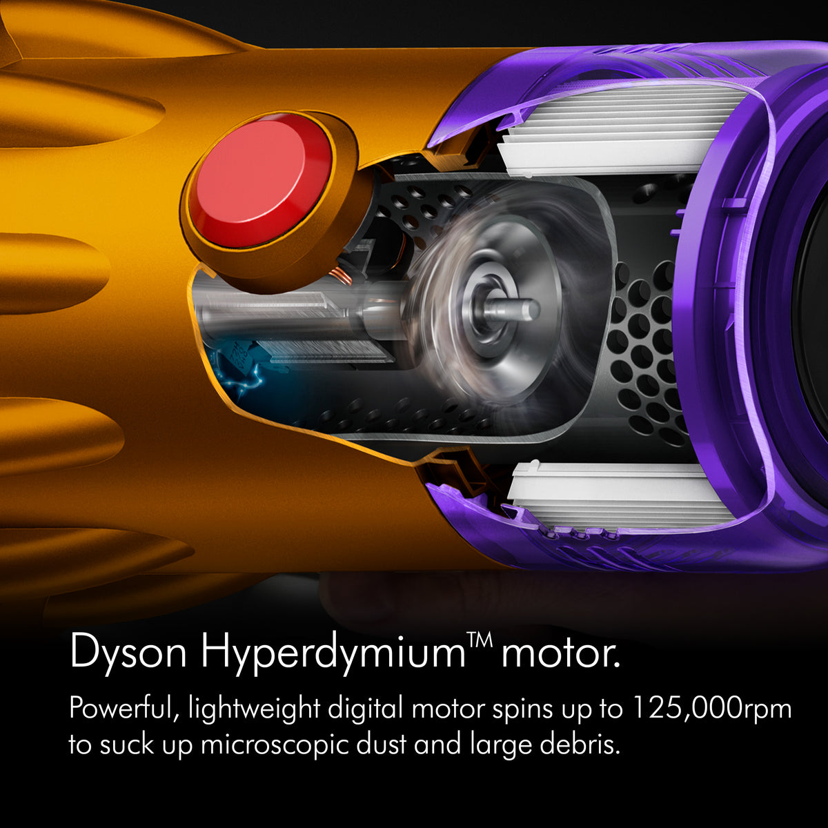 Dyson V12 Absolute Cordless Vacuum Cleaner - Nickel &amp; Yellow | V12ABSOLUTENE from Dyson - DID Electrical