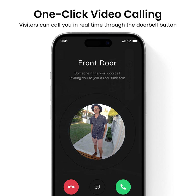 Aosu SE Video Doorbell - White | v8e from Aosu - DID Electrical