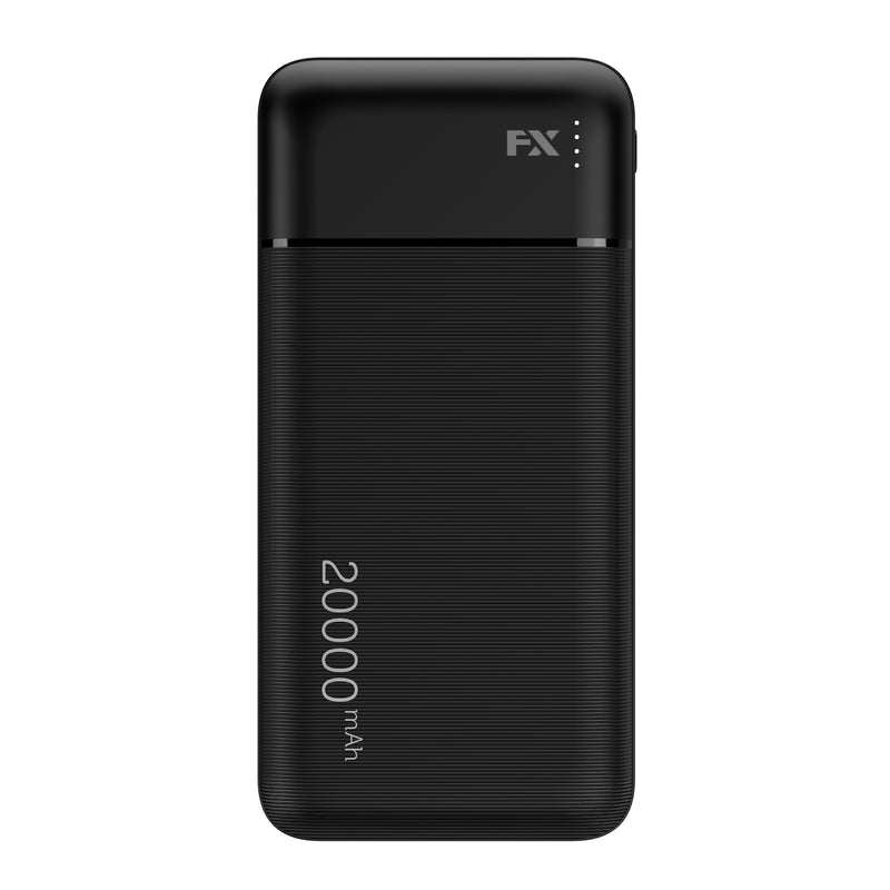 FX 3A 20000mAh Type - C Power Bank - Black | 047466 from FX - DID Electrical