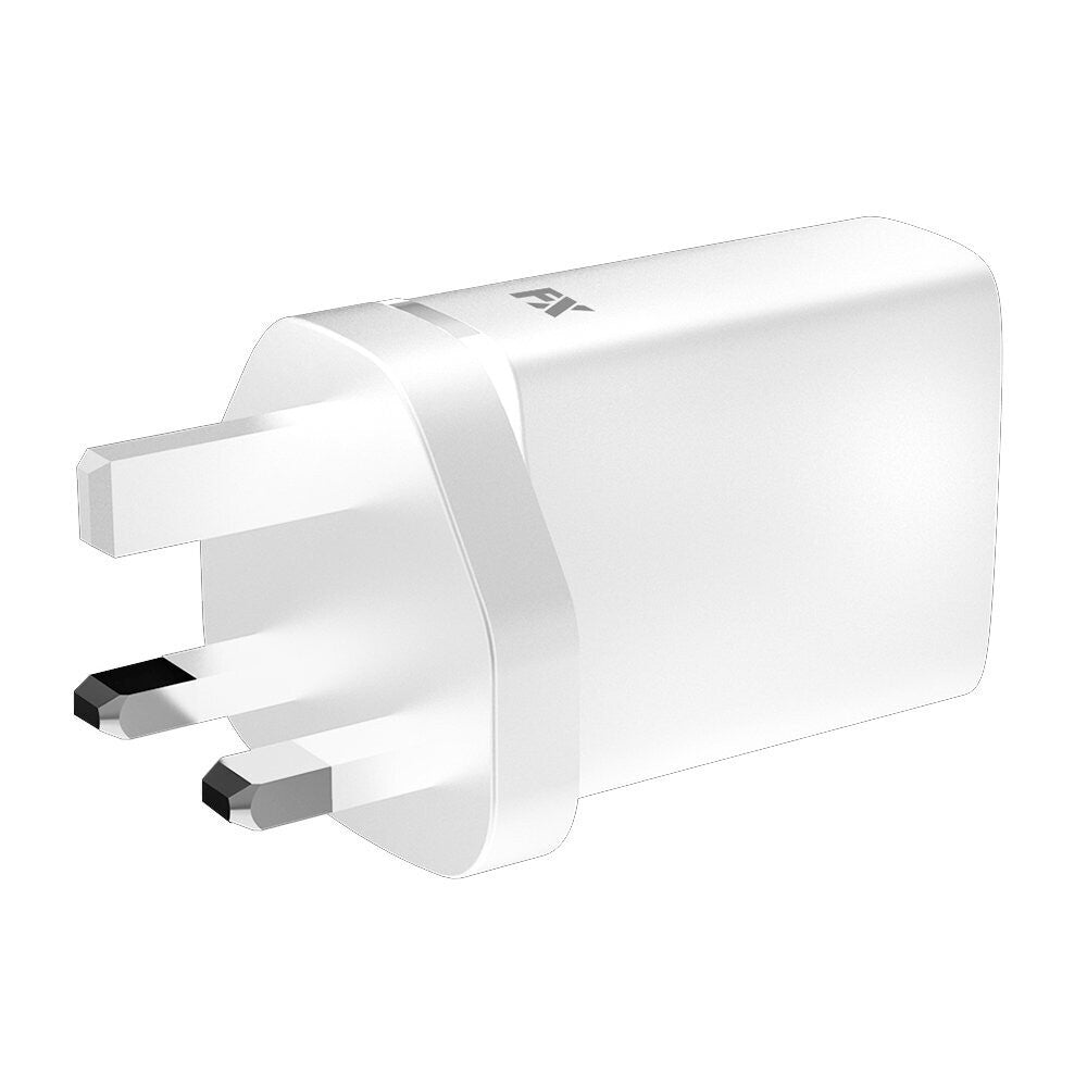 FX Factory 20W USB-A &amp; USB-C Dual USB Mains Charger - White | 097225 (7551022858428)