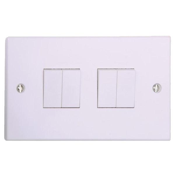 10 Amp 4 Gang 2 Way Bakelite Switch | SW4.2 (7265274462396)