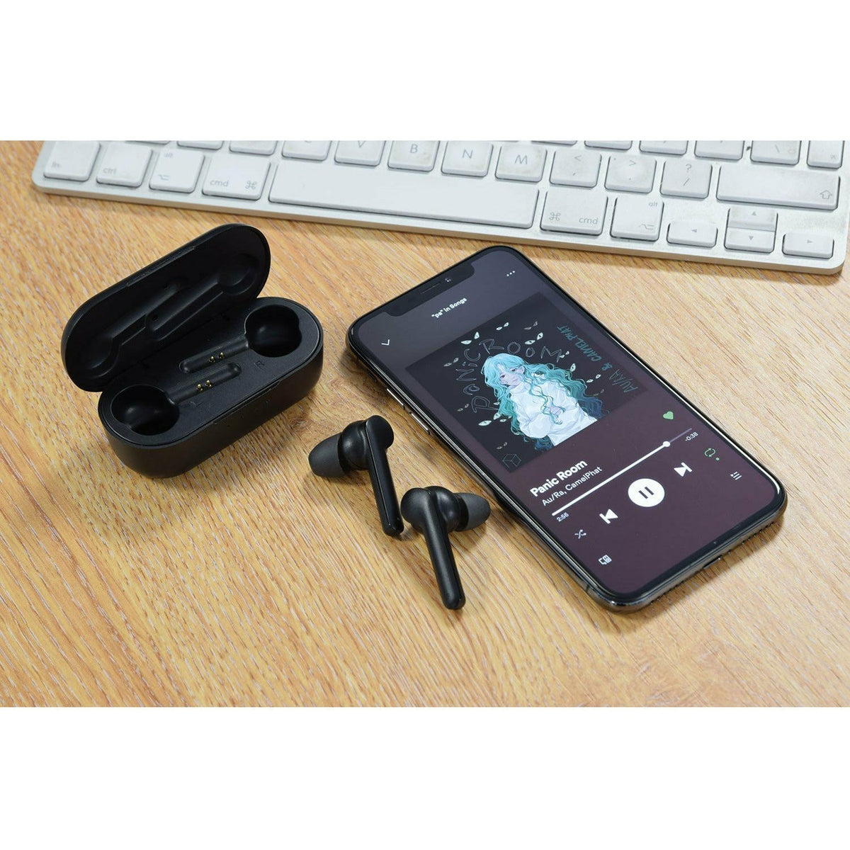 AV:Link InSound In-Ear True Wireless Bluetooth Earbuds with Power Case - Black | 100580 (7552635666620)